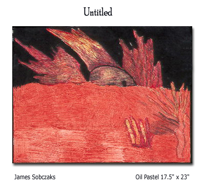 James Sobczak Jr., Untitled Oil Pastel painting